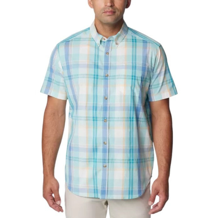 Men's Rapid Rivers II SS Shirt Spray Multi Plaid
