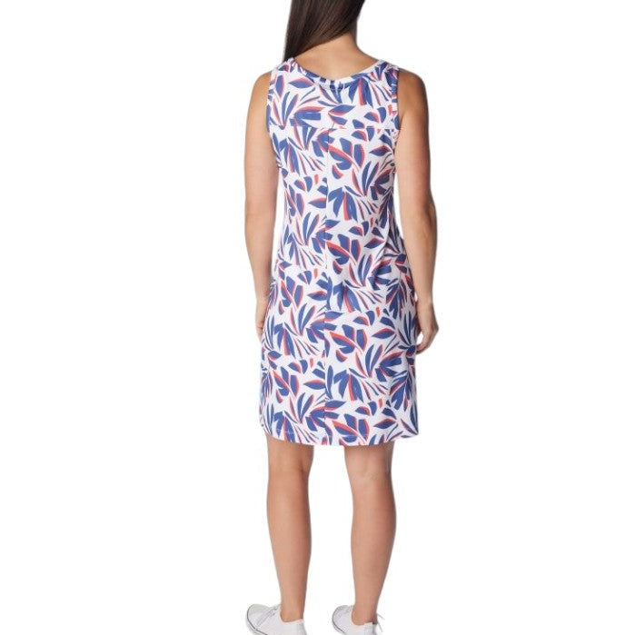 Women's Chill River Printed Dress White Areca