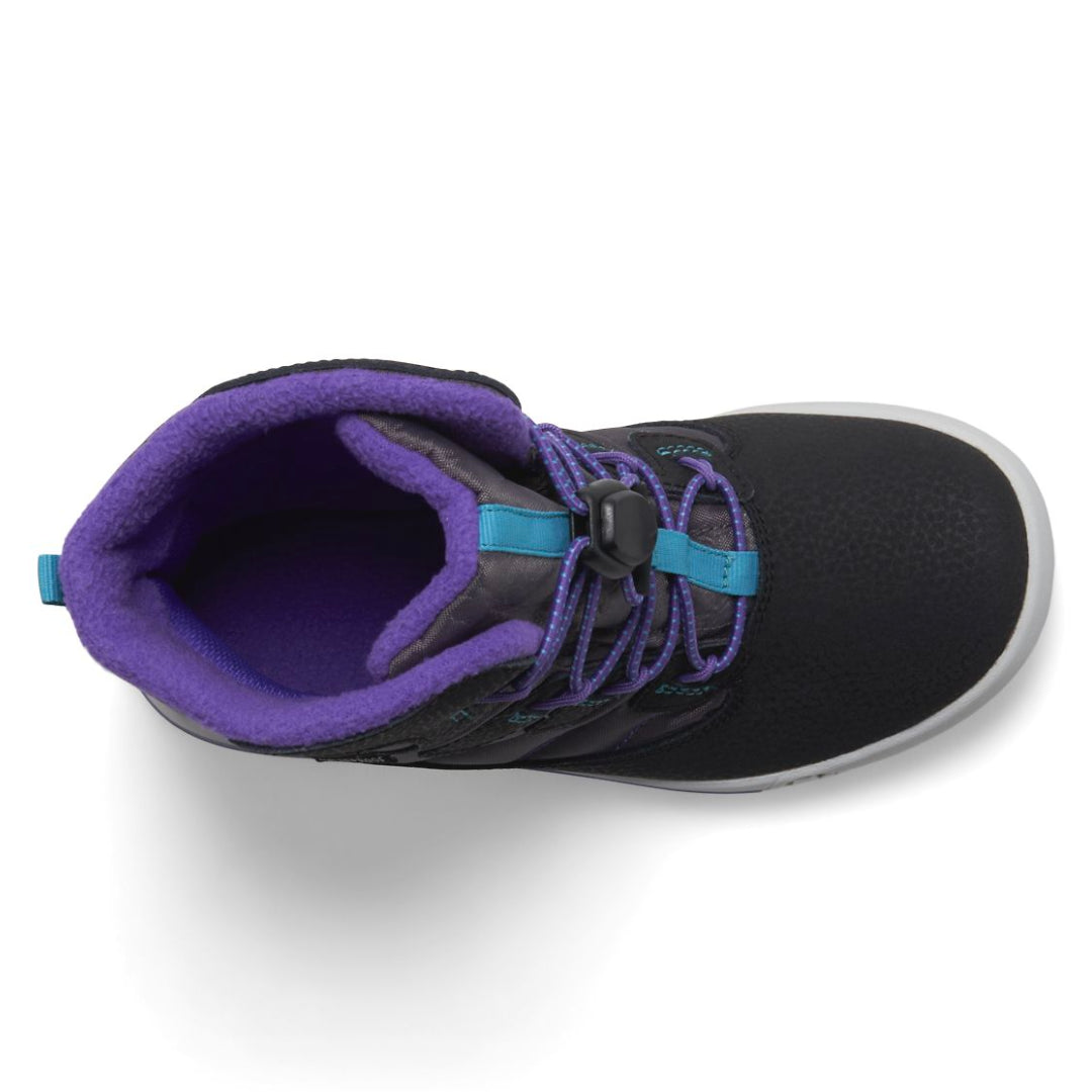 Snow Bank 4.0 Black/Purple/Turquoise (Size 11c-5Y)