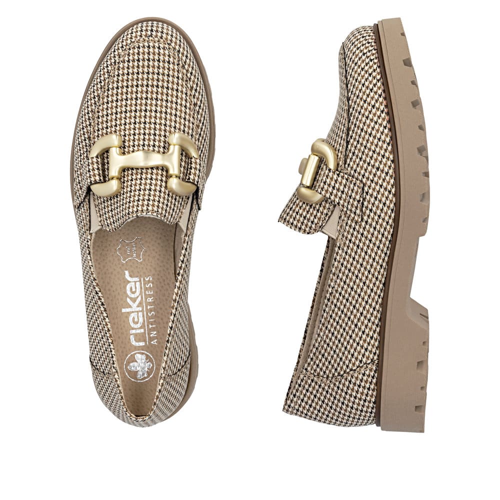 45561-60 Black/Beige Multi Slip On