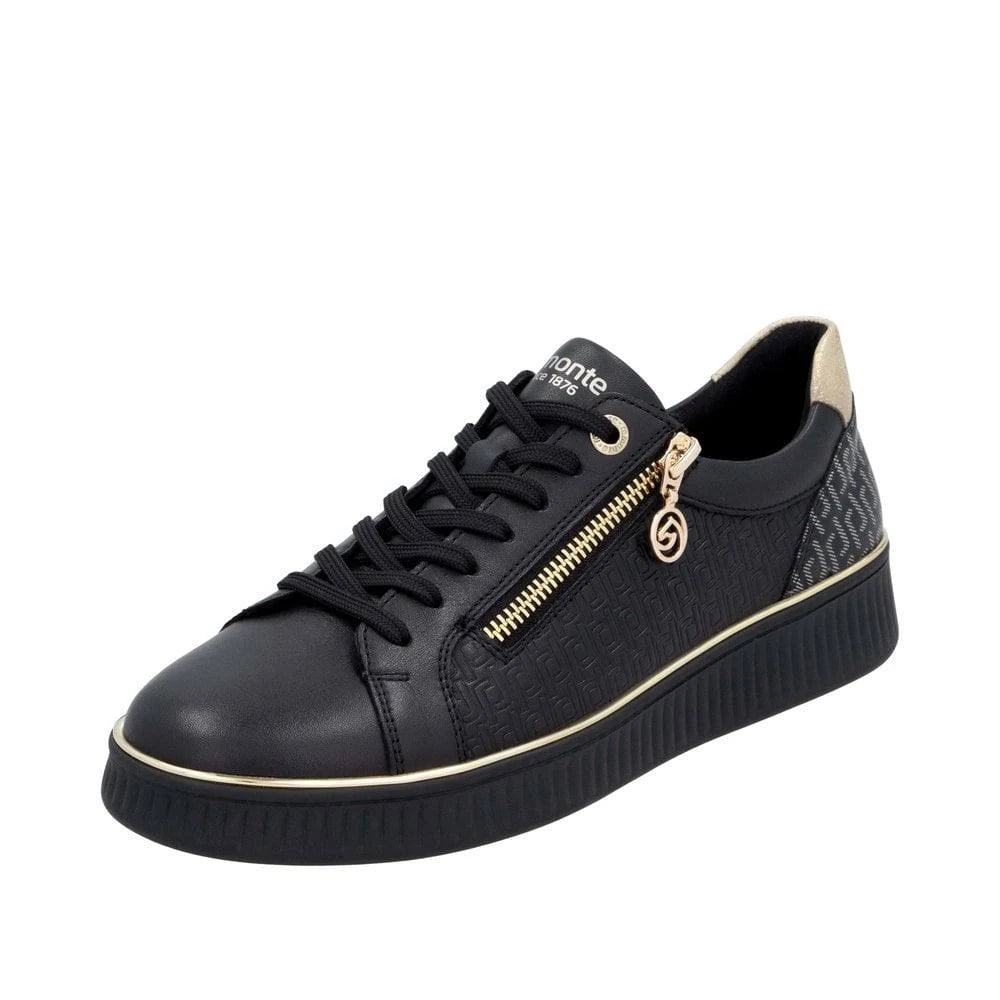 D2E00-03 Black/Alloy Multi Lace/Side Zip