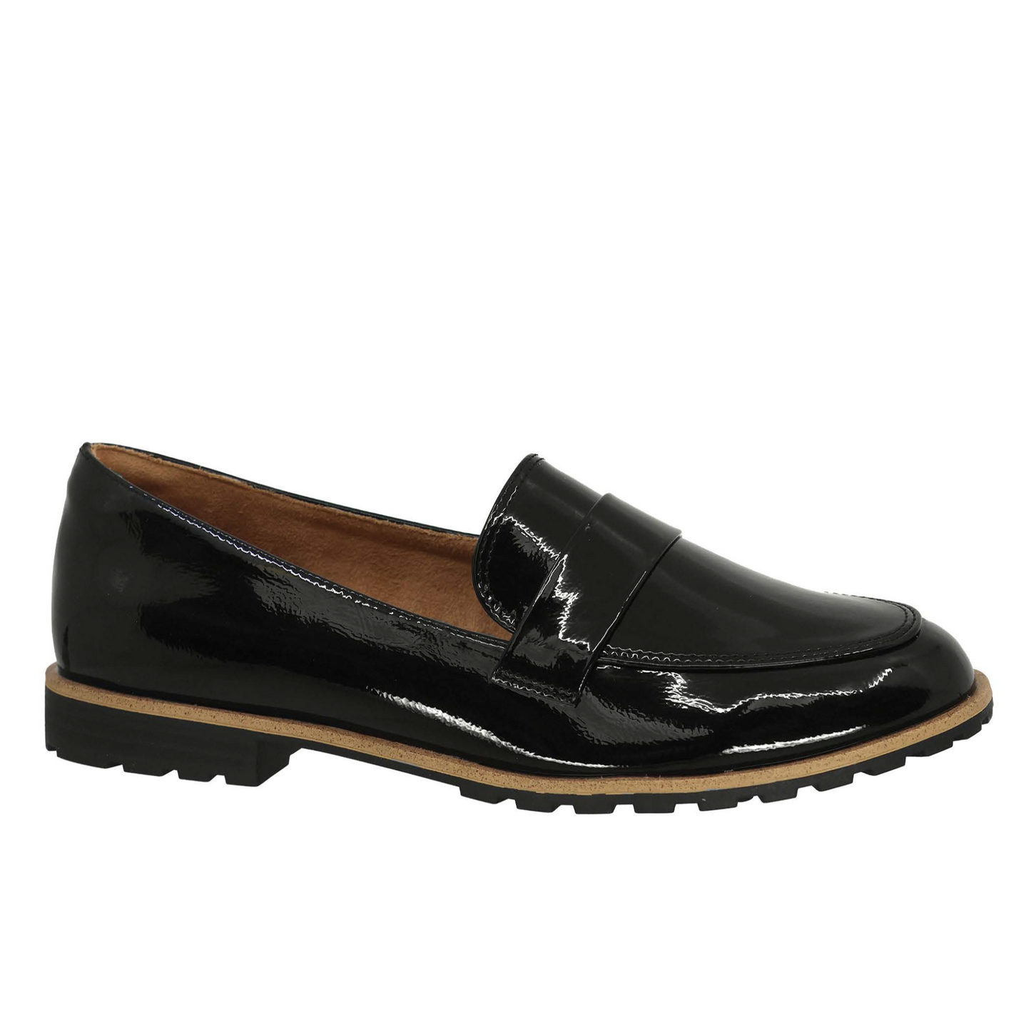 Carly-01W Black Patent