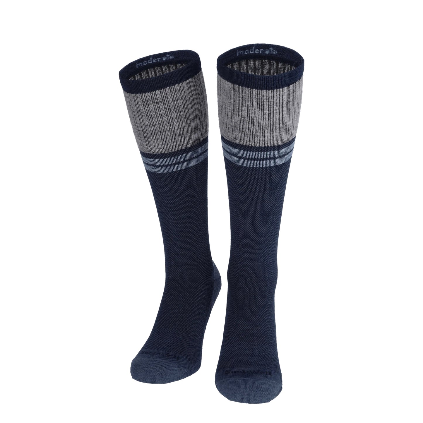 Men's Sportster Compression Socks 15-20 mmHg - OTC Denim