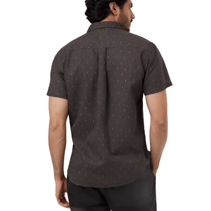 Men's Small Tree Mancos Shortsleeve Shirt (Graphite/Sugar Pine)