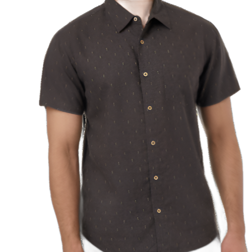 Men's Small Tree Mancos Shortsleeve Shirt (Graphite/Sugar Pine)