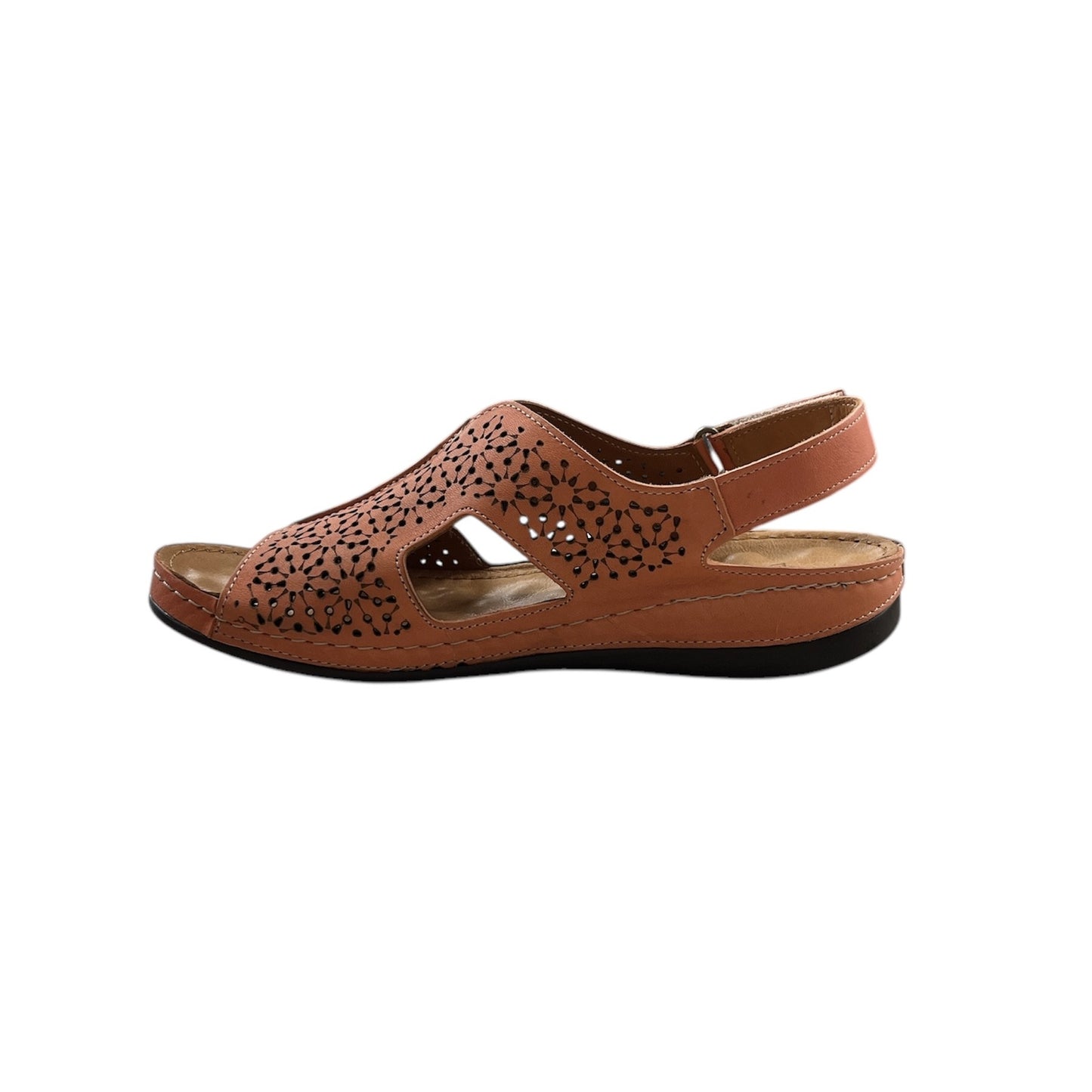 Nancy-02 Coral Leather
