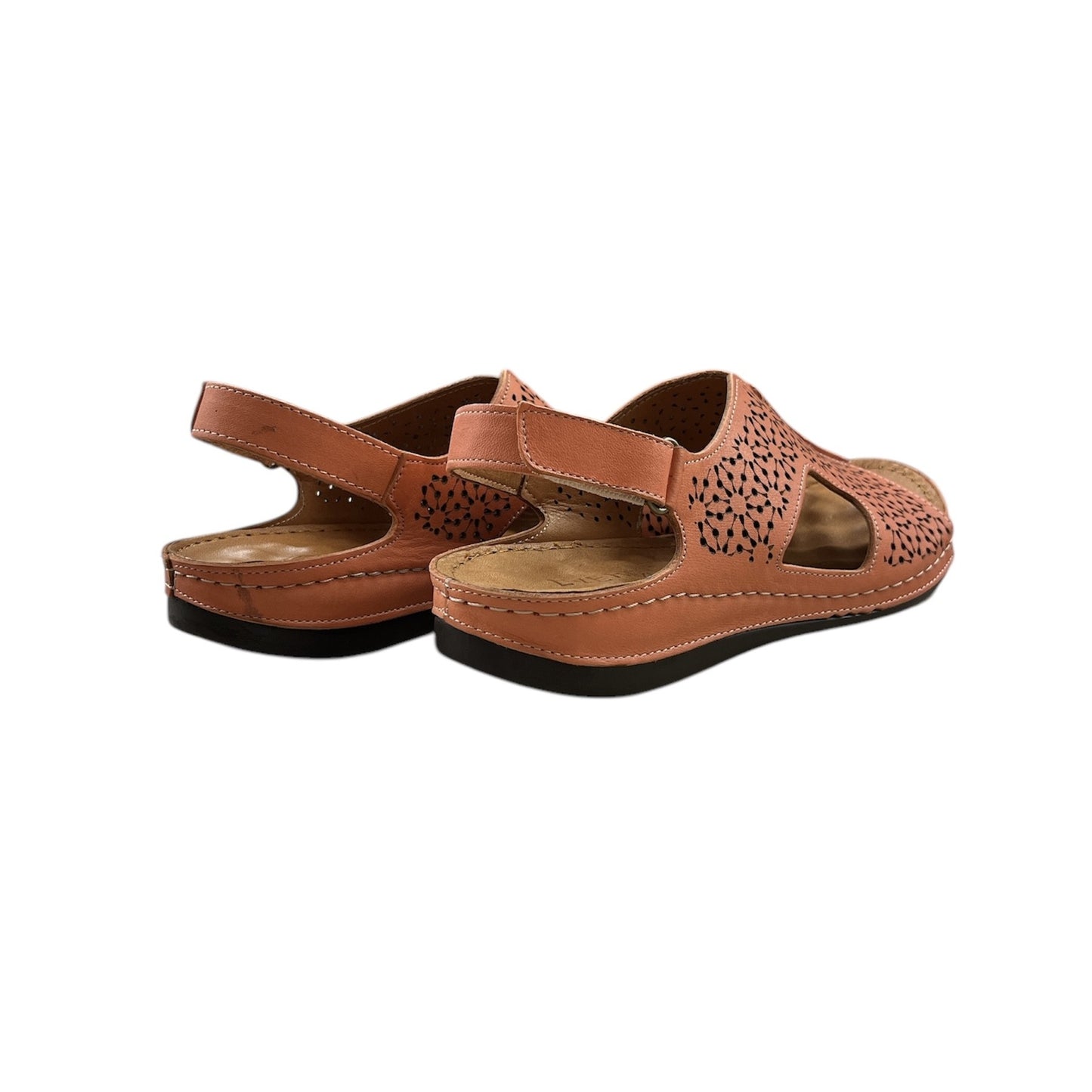 Nancy-02 Coral Leather