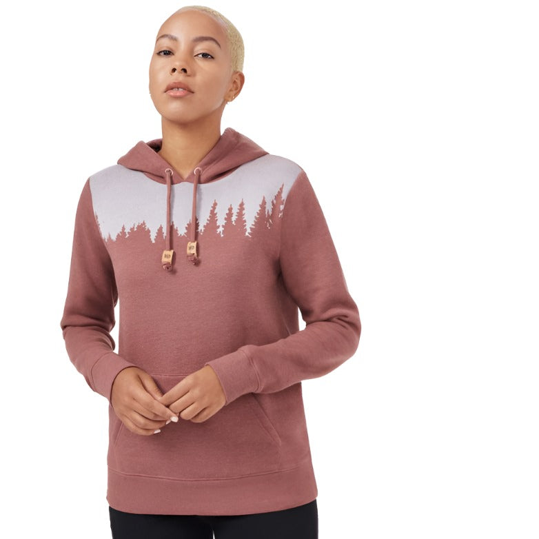 Women's Juniper Hoodie (Mesa Red/Heather White)