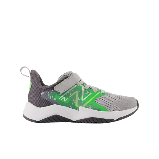 Rave Run v2 Bungee Lace with Top Strap Raincloud Green (10.5c-3Y)