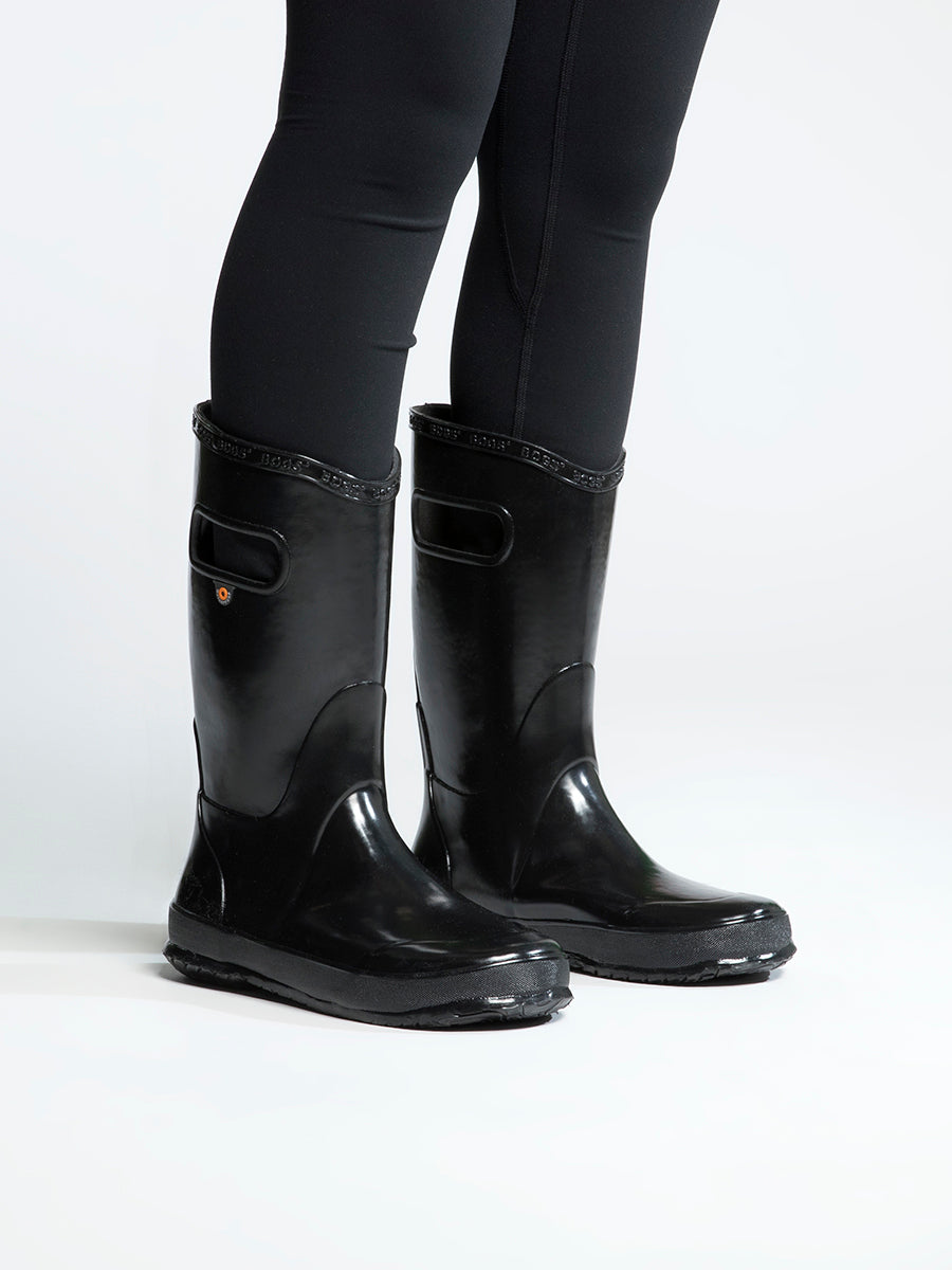 Solid Black Rainboot (9c-6Y)