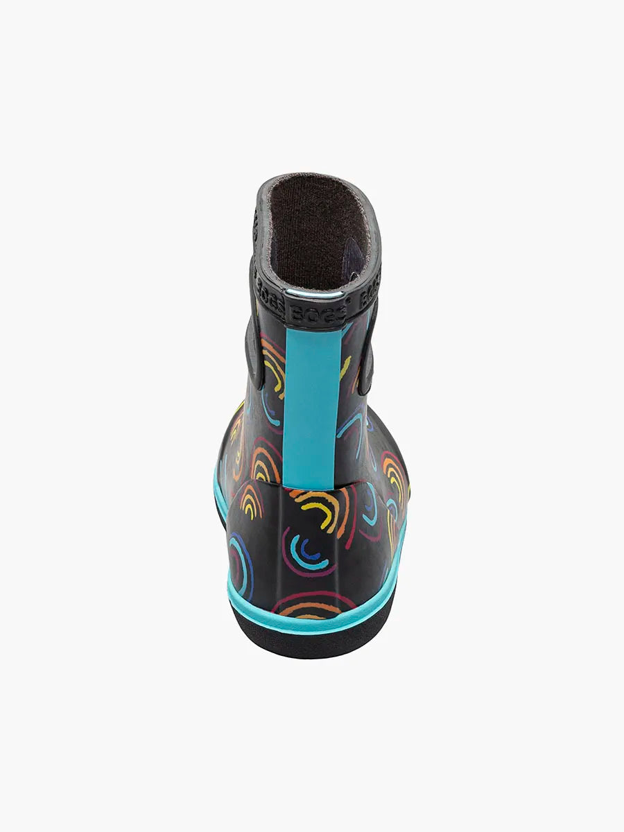 Skipper II Wild Rainbows Black Multi (4c-10c)