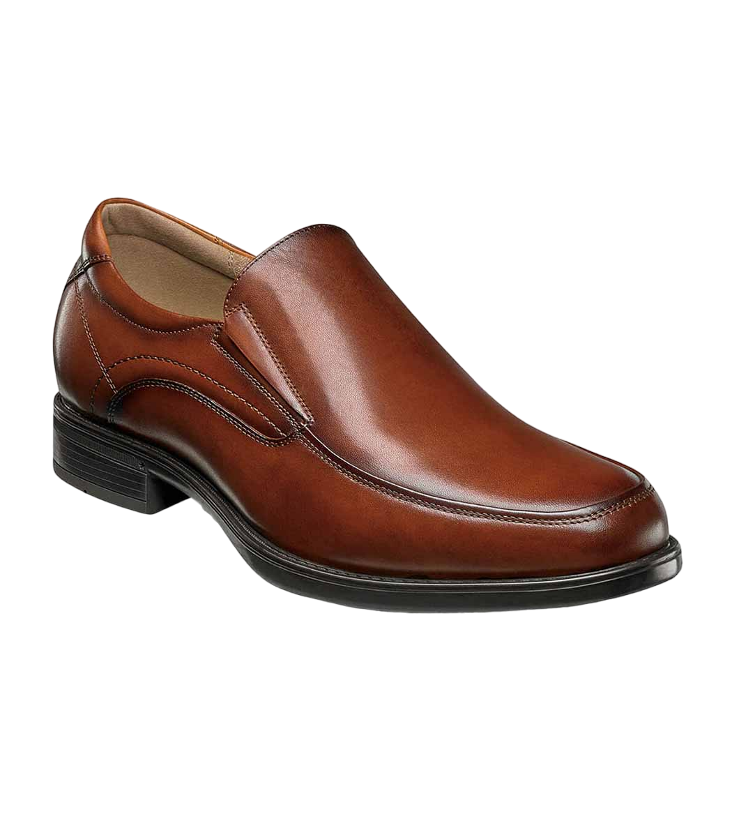 Midtown Moc Toe Slip On Cognac 3E