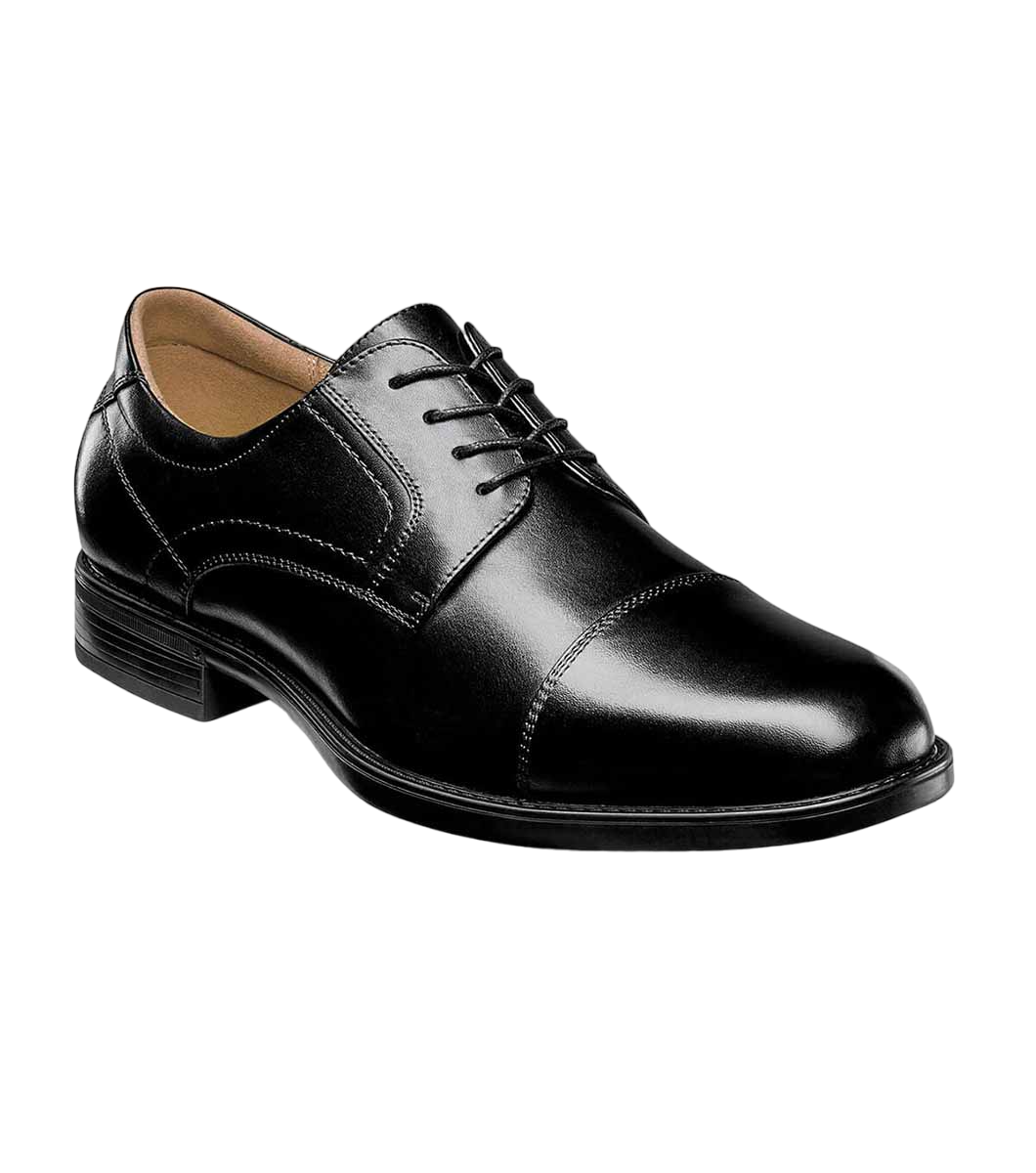 Midtown Cap Toe Oxford Black 3E