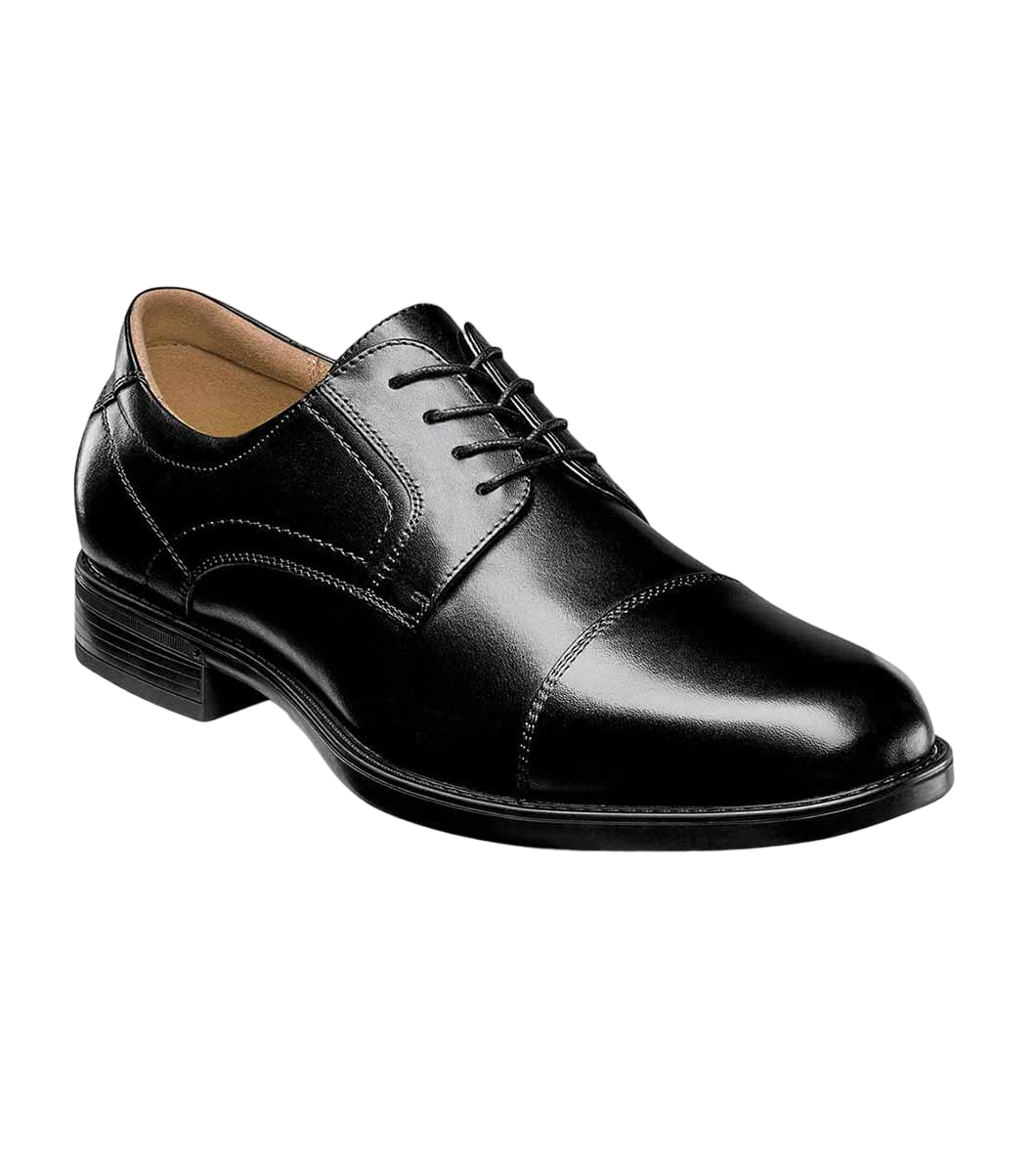 Midtown Cap Toe Oxford  Black 3E