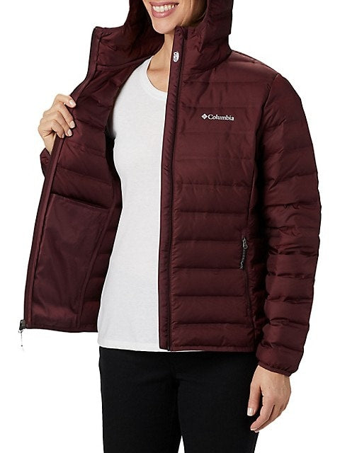 Lake 22 Down Hooded Jacket Malbec