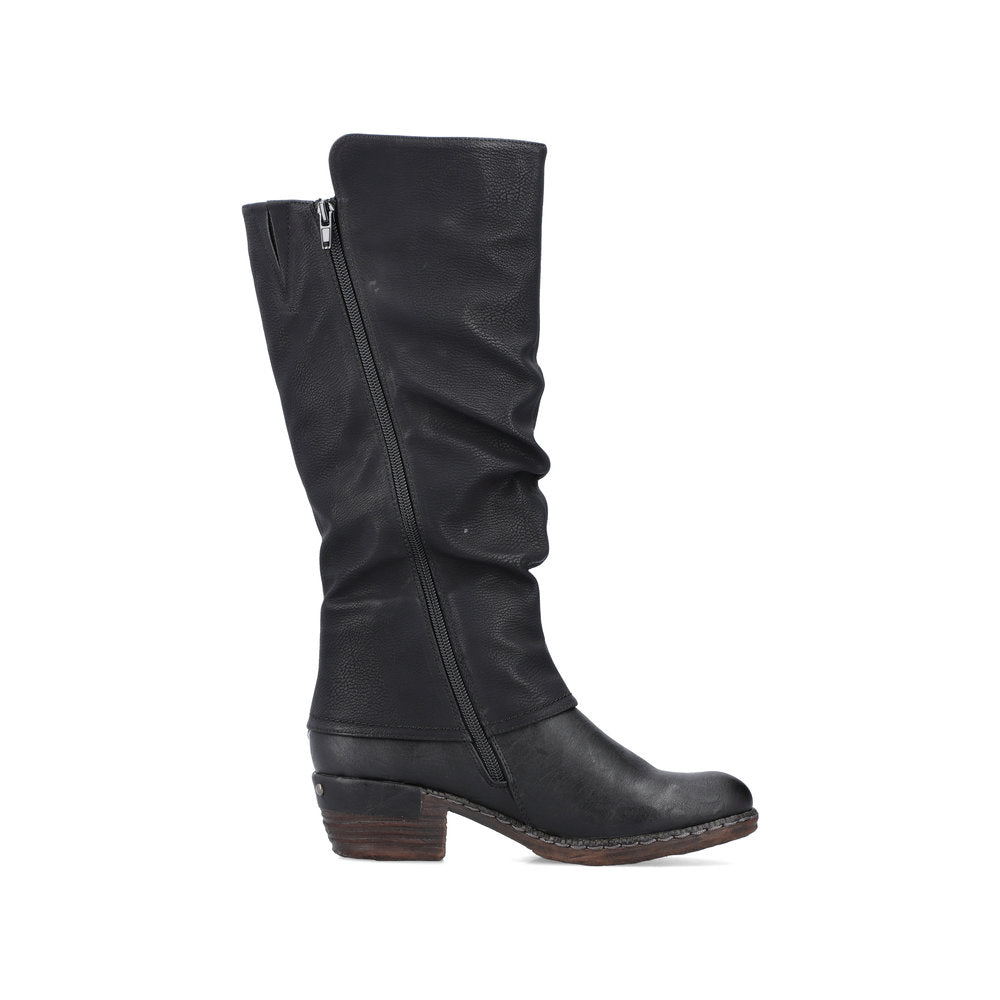 93655-00 Black Tall Boot Lined RTex