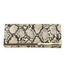 Sophie-03 Beige Snake Clutch