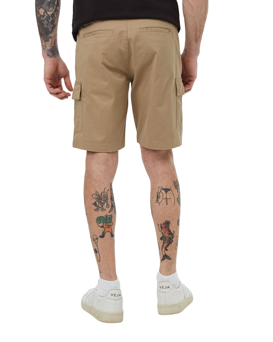 Twill Cargo Short (Khaki)