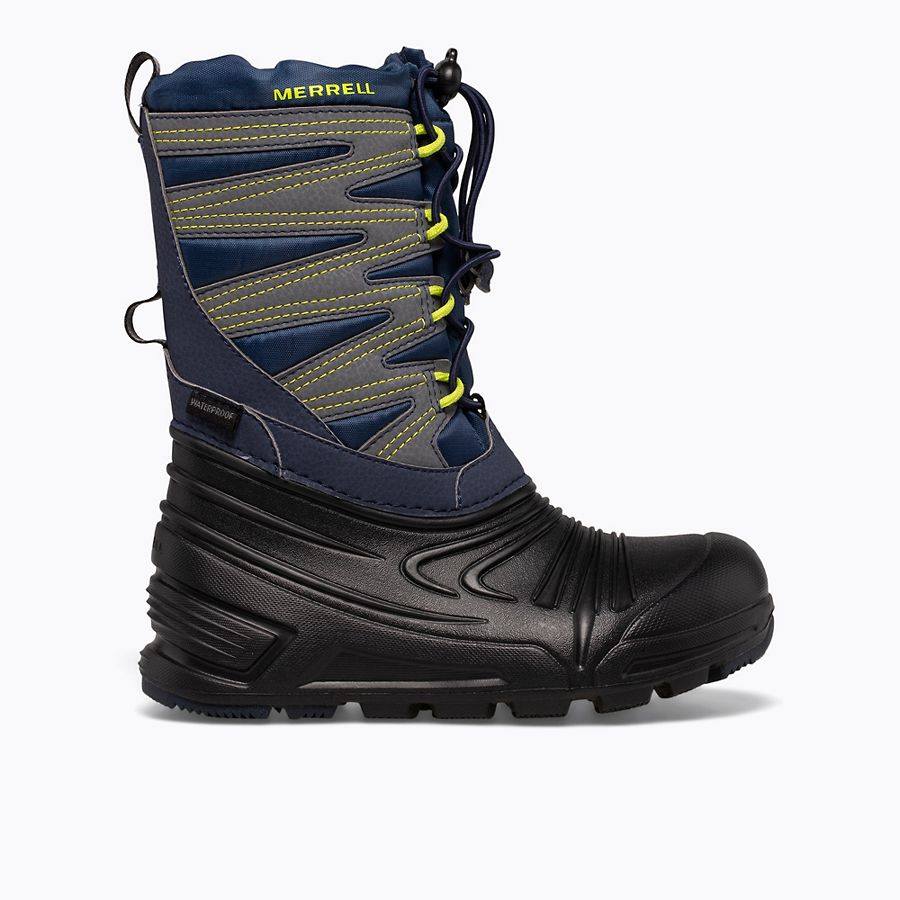 Snow Quest Lite 3.0 Navy/Black/Grey (Size 11c-7Y)