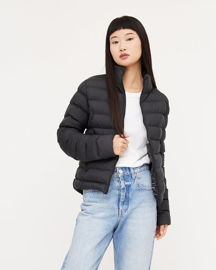 Cloud Shell Packable Puffer (Jet Black)