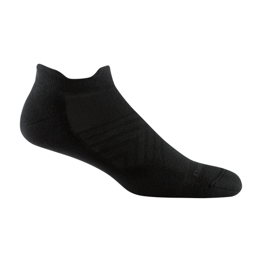 Men's Coolmax® Run No Show Tab Ultra-Lightweight Running Sock Black (1054)