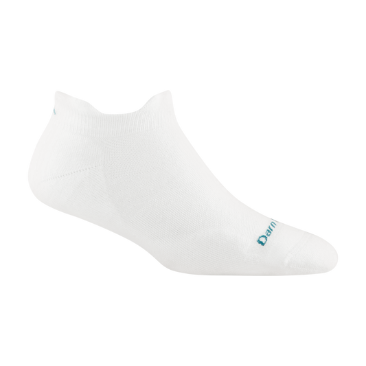 Women's Run No Show Tab Ultra-Lightweight Running Sock White (1047)