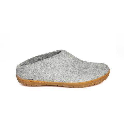 Open Heel/Slip on Grey (Rubber)