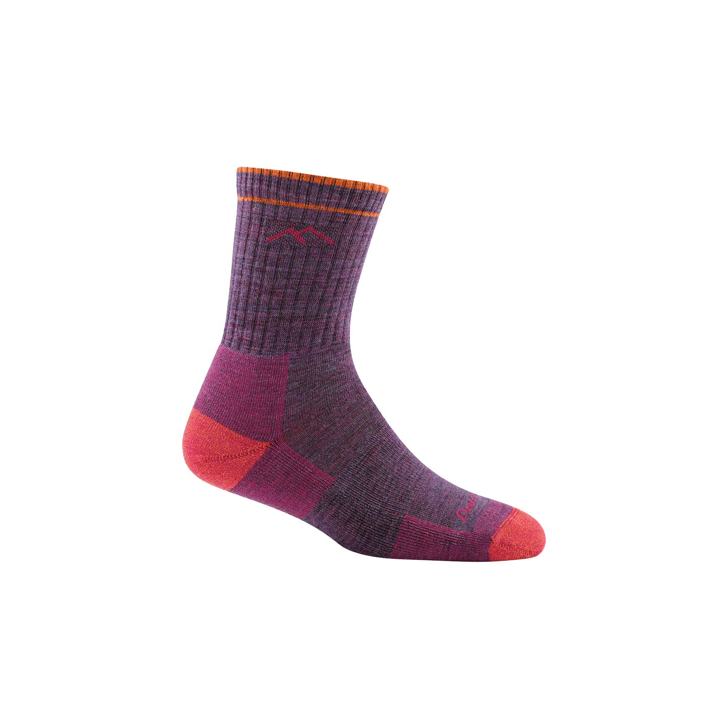 Women's Hiker Micro Crew Midweight Cushion Plum Heather