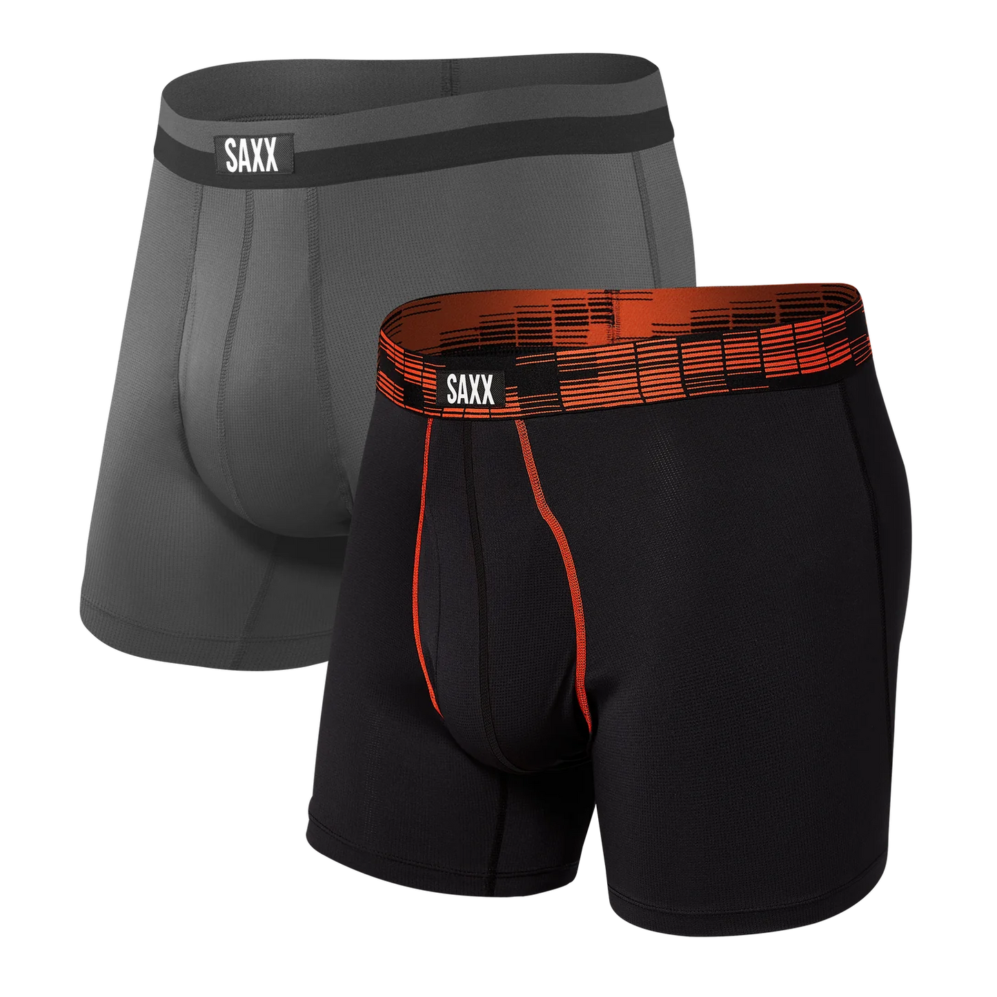 Sport Mesh 2-Pack Boxer Brief - Black Digi DNA/Graphite