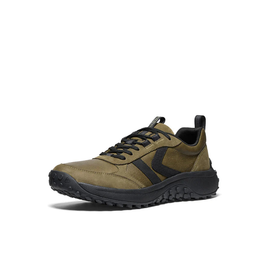 Men's KS86 Leather Sneaker Dark Olive/Black