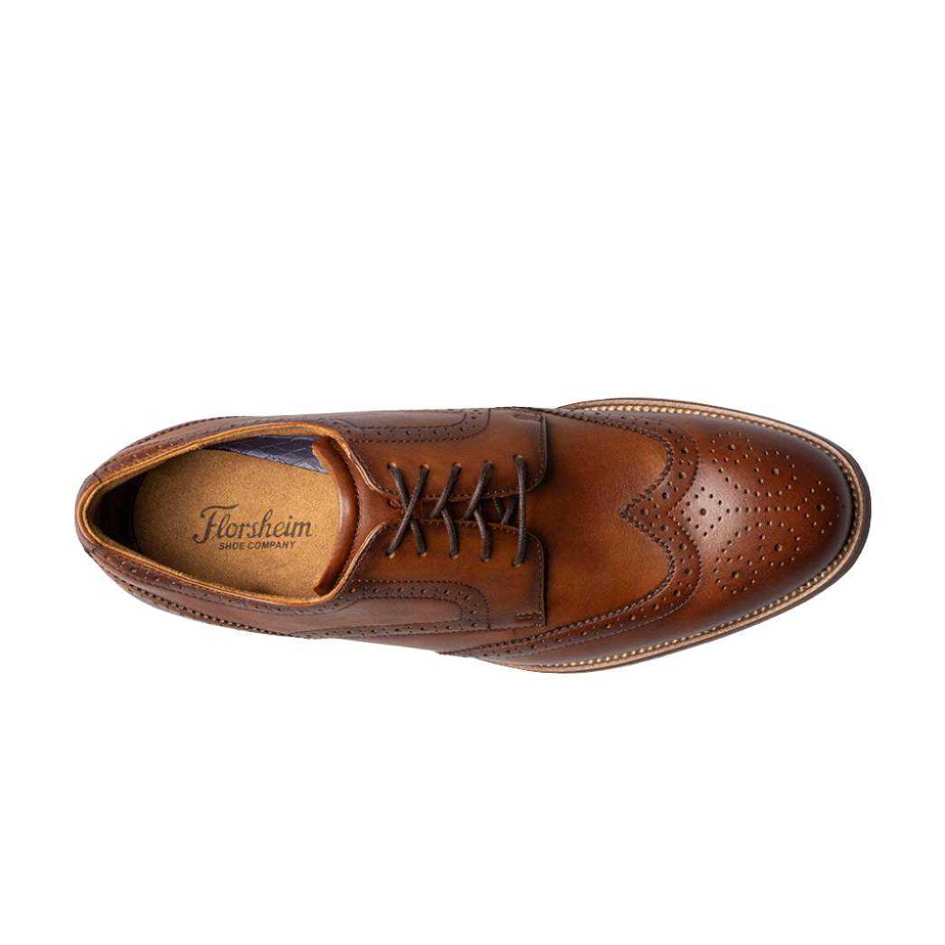 Rucci Wingtip Oxford Cognac