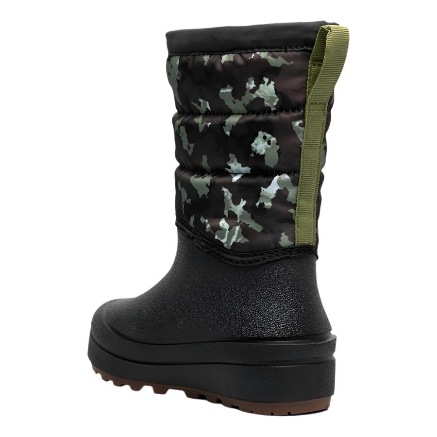 Snow Shell Zip Camo Texture Black Multi (10c-7Y)