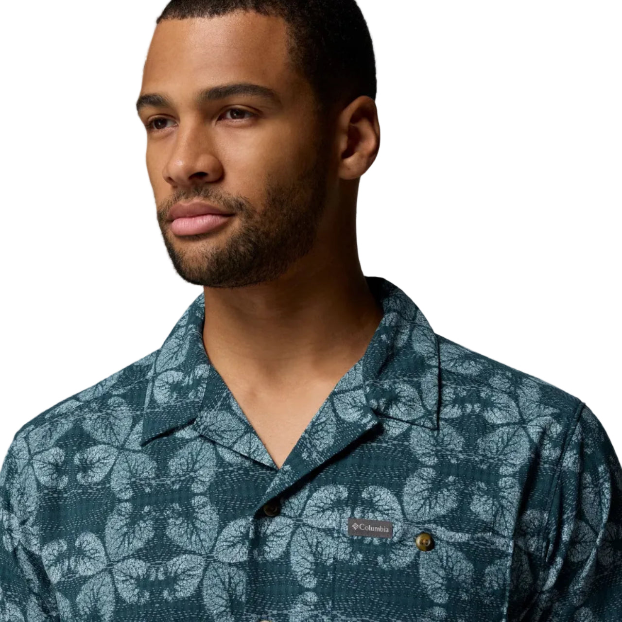 Men's Utilizer Print Camp Shirt (Everblue/Floreido)
