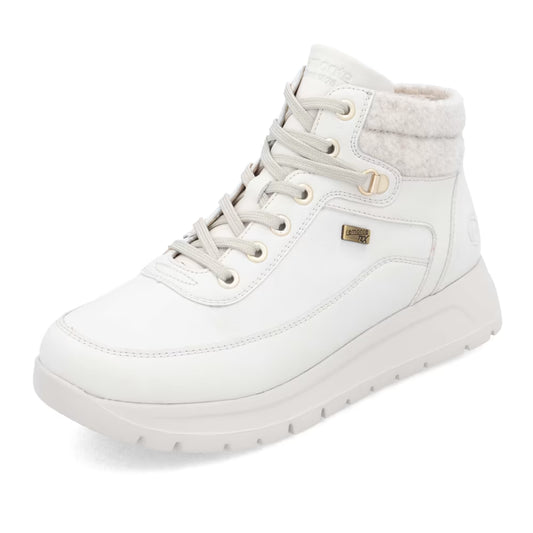 D2V71-00 Off-White Ankle Lace/Zip RTex