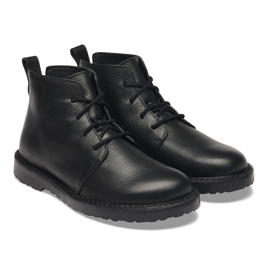 Women's Birkenstock Uppsala Mid Leather Boots Black