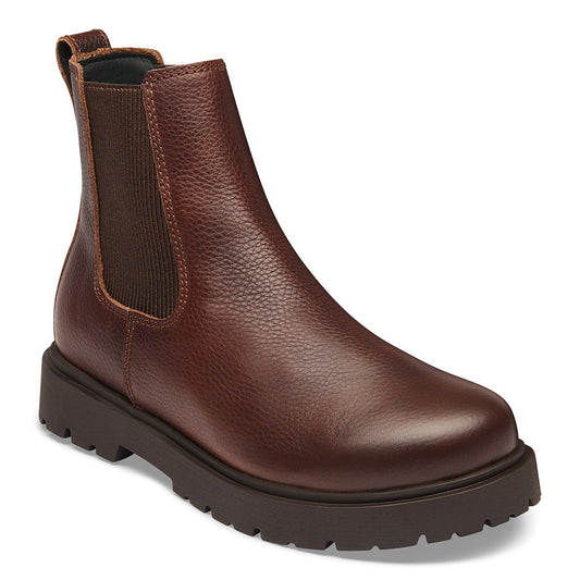 Birkenstock Highwood Oiled Leather Boots Chocolate