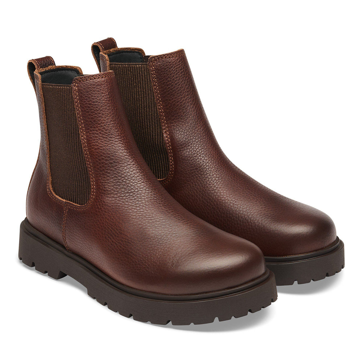 Birkenstock Highwood Oiled Leather Boots Chocolate