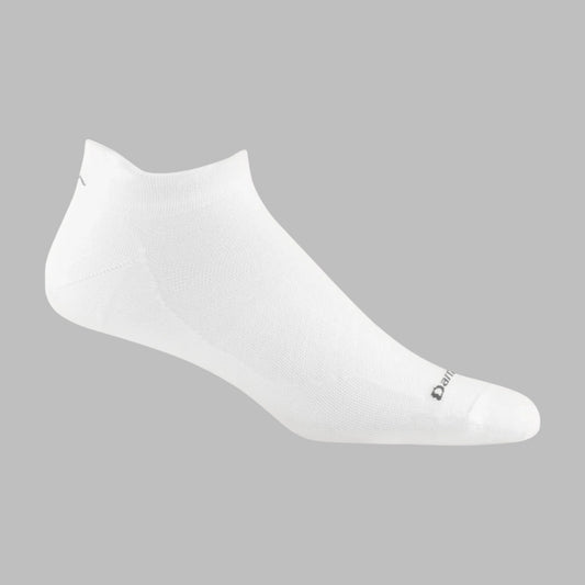 Men's Run No Show Tab No Cushion Ultra-Lightweight Running Sock White (1033)