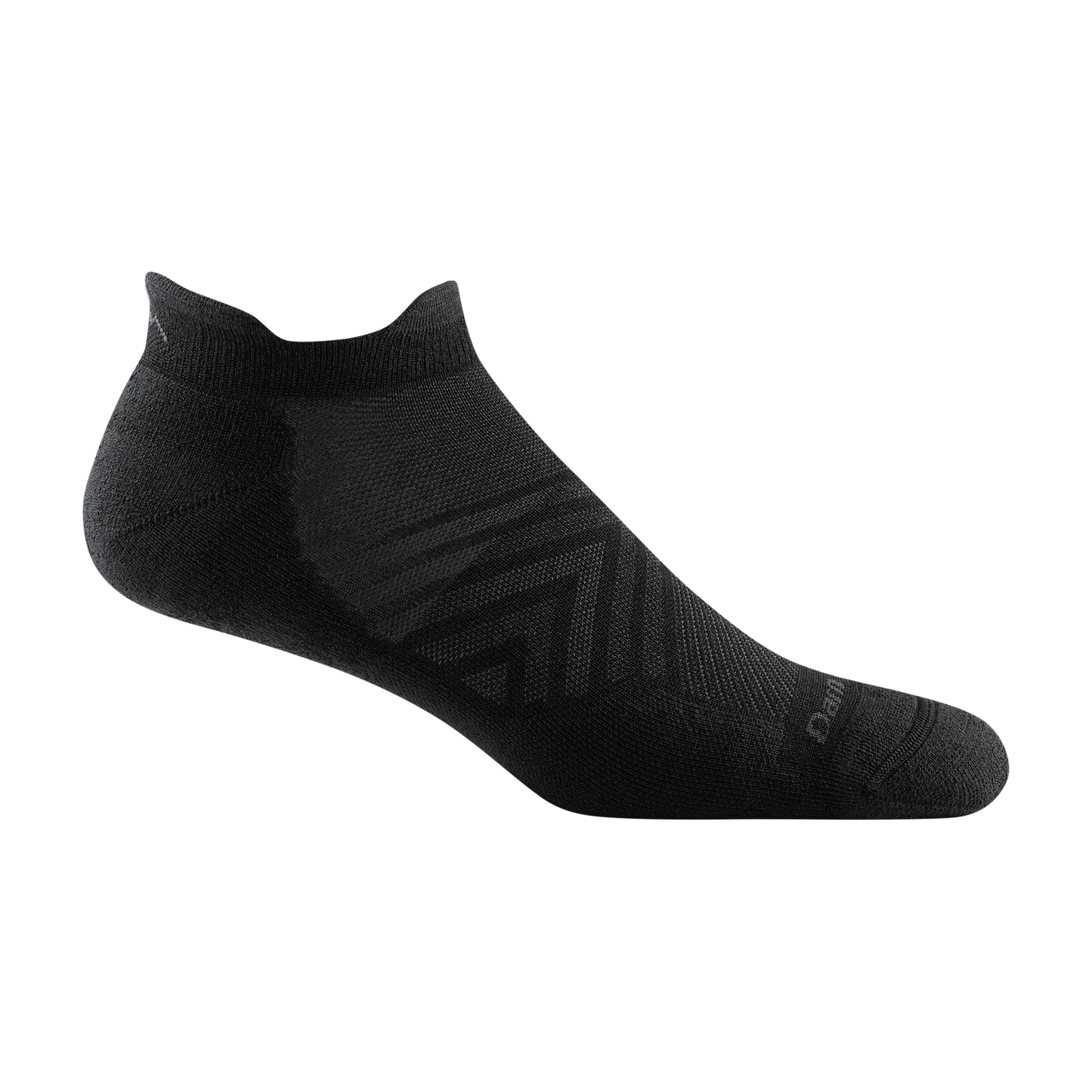Men's Run No Show Tab Ultra Lightweight Running w/Cushion Black (1039)
