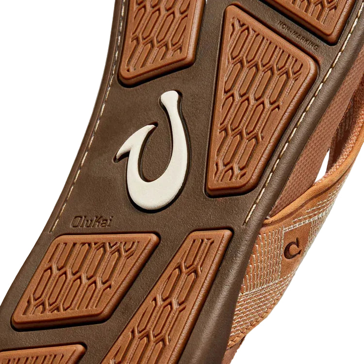 Men's Tuahine Flip Flop Sandals Toffee/Toffee