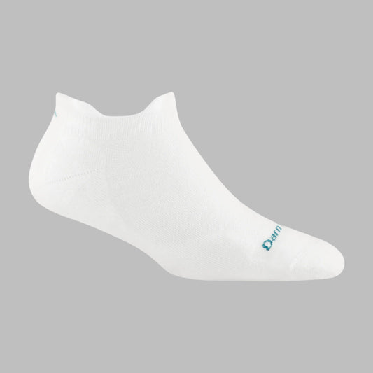 Women's Coolmax® Run No Show Tab Ultra-Lightweight w/ Cushion Running Sock White (1052)