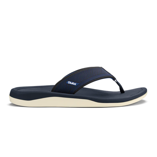 Men's 'Ahi Kai Beach Sandals Trench Blue/Trench Blue