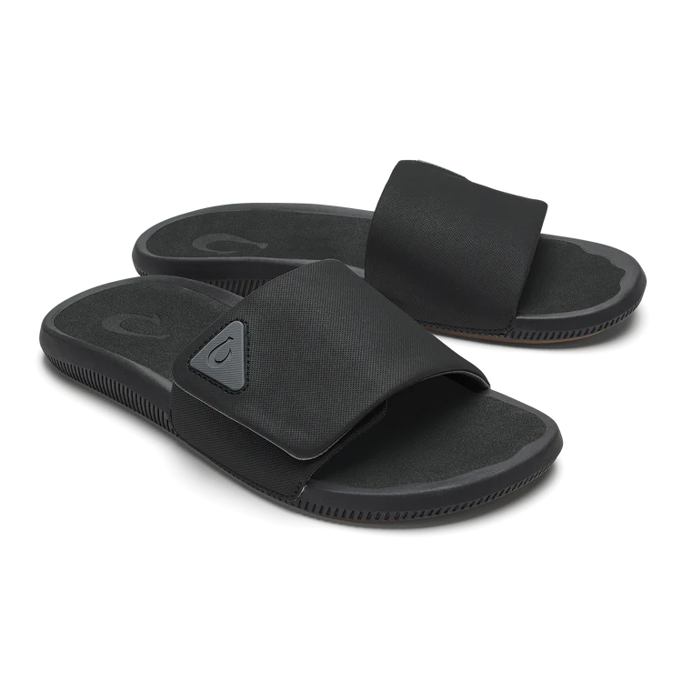 Men's Ulele Slide Sandals Lava Rock/Lava Rock