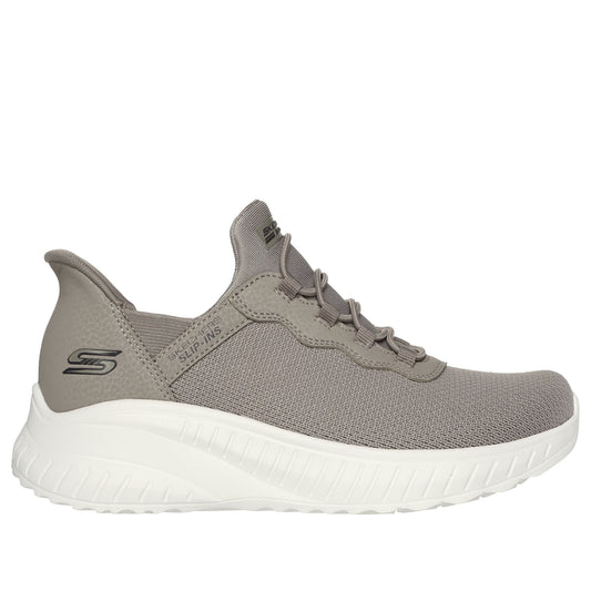 Women's Skechers Slip-Ins: BOBS Sport Squad Chaos Taupe