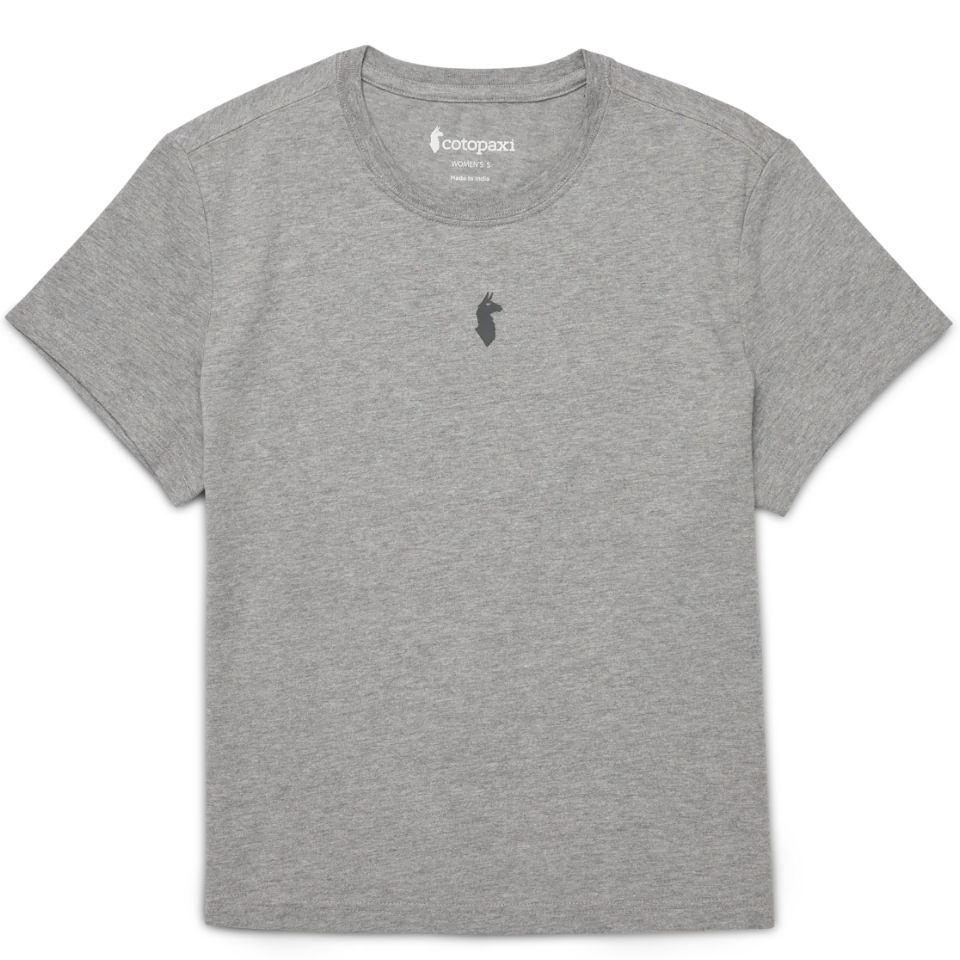 Women's Llama Icon T-Shirt Heather Grey