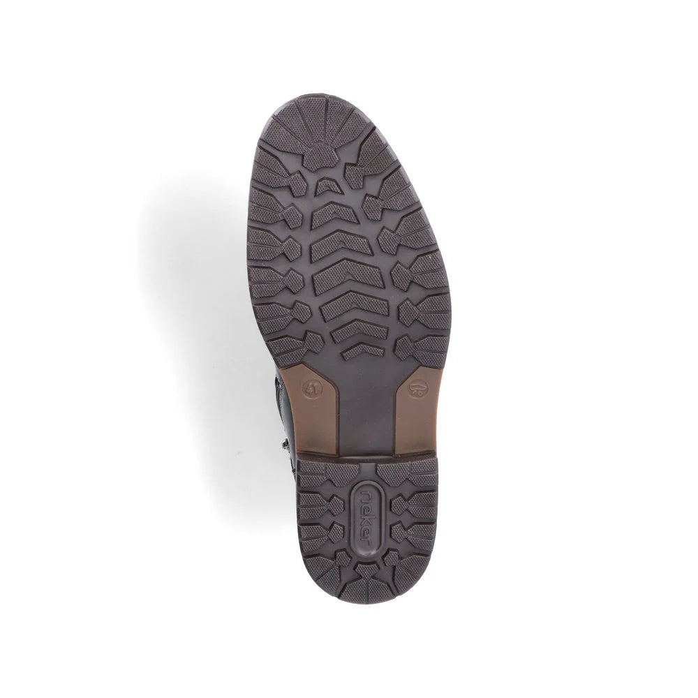 13740-00 Black Ankle Lace/Side Zip RTex