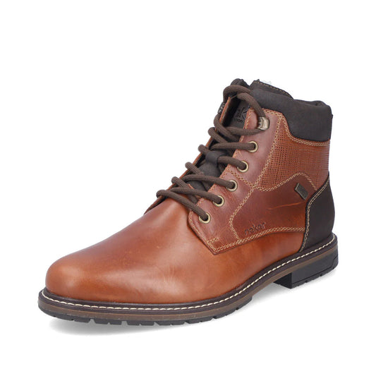 13740-24 Amaretto Ankle Lace/Side Zip RTex