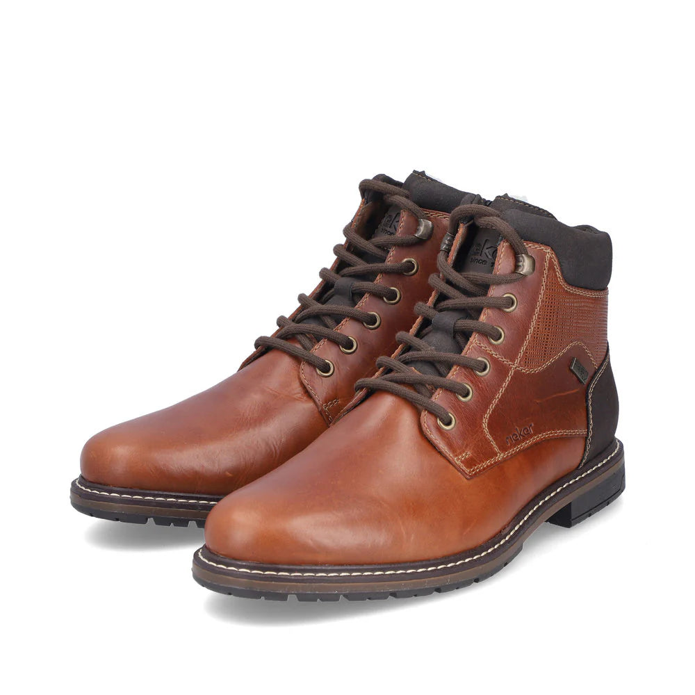 13740-24 Amaretto Ankle Lace/Side Zip RTex