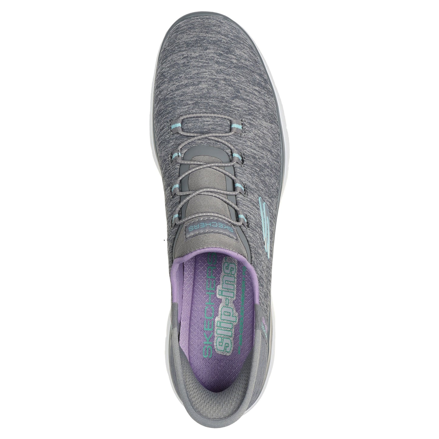 Women's Skechers Slip-Ins: Summits-Dazzling Haze Grey/Multi