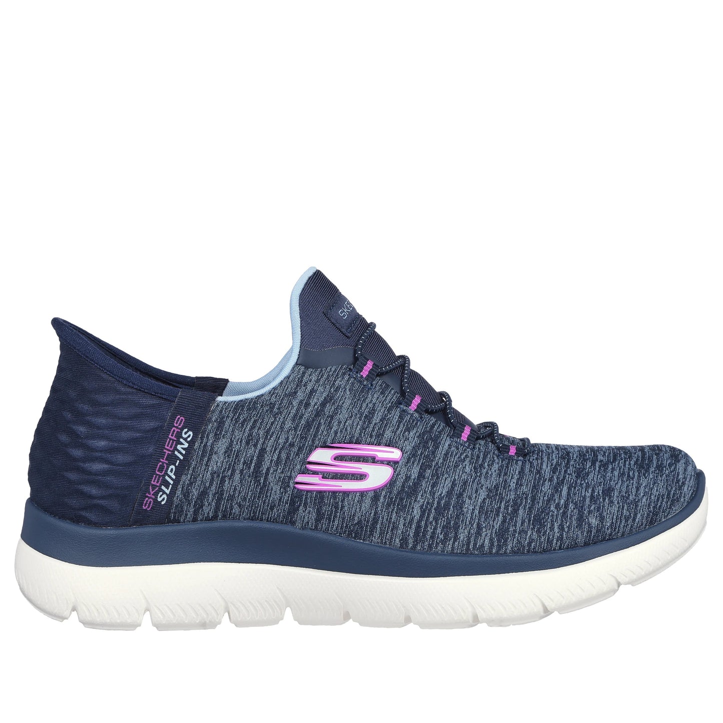 Women's Skechers Slip-Ins: Summits-Dazzling Haze Navy/Purple
